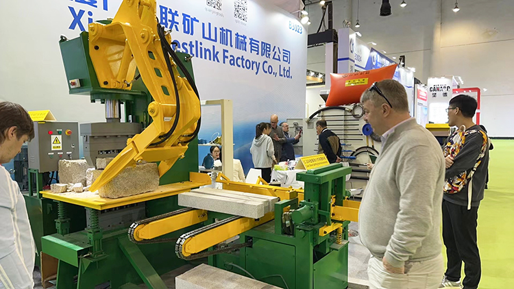 2024 Xiamen stone fair - stone splitting machine - Xiamen BESTLINK Factory 4