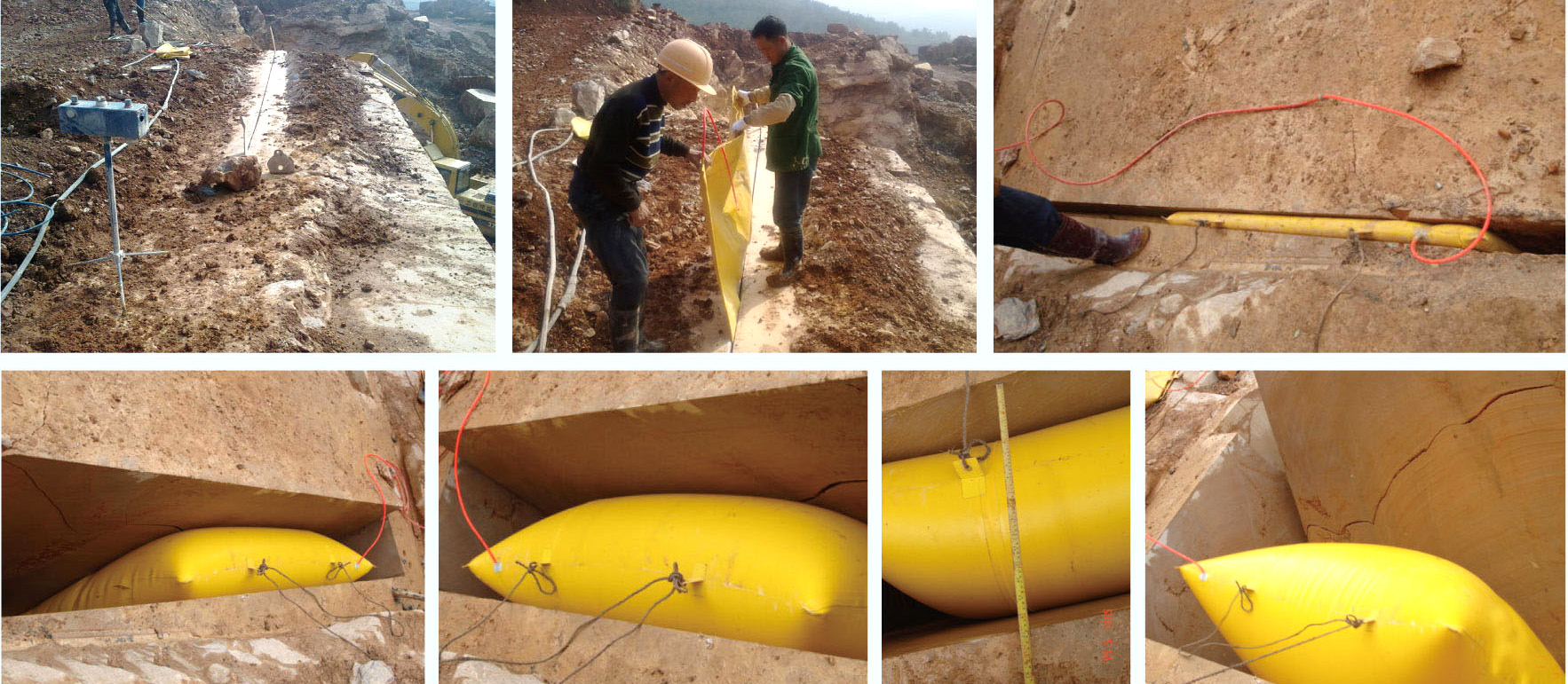 顶石气袋操作步骤